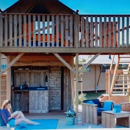 Tente Cabane Du Camping Hautoreille Bannes  Exterior foto